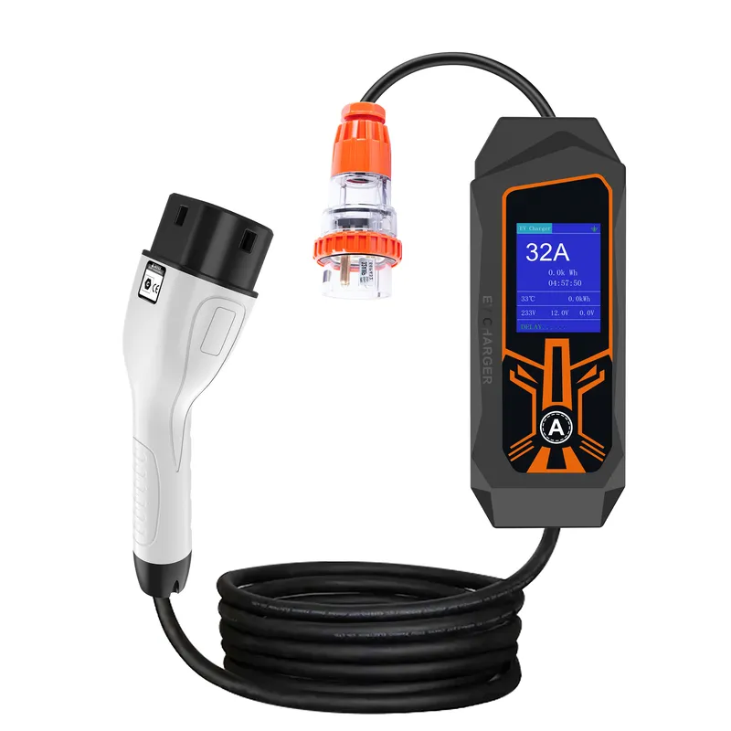 Portable Ev Charger 32A Type 2 Cee Plug - AP01 Taşınabilir EV Şarj Cihazı 32A