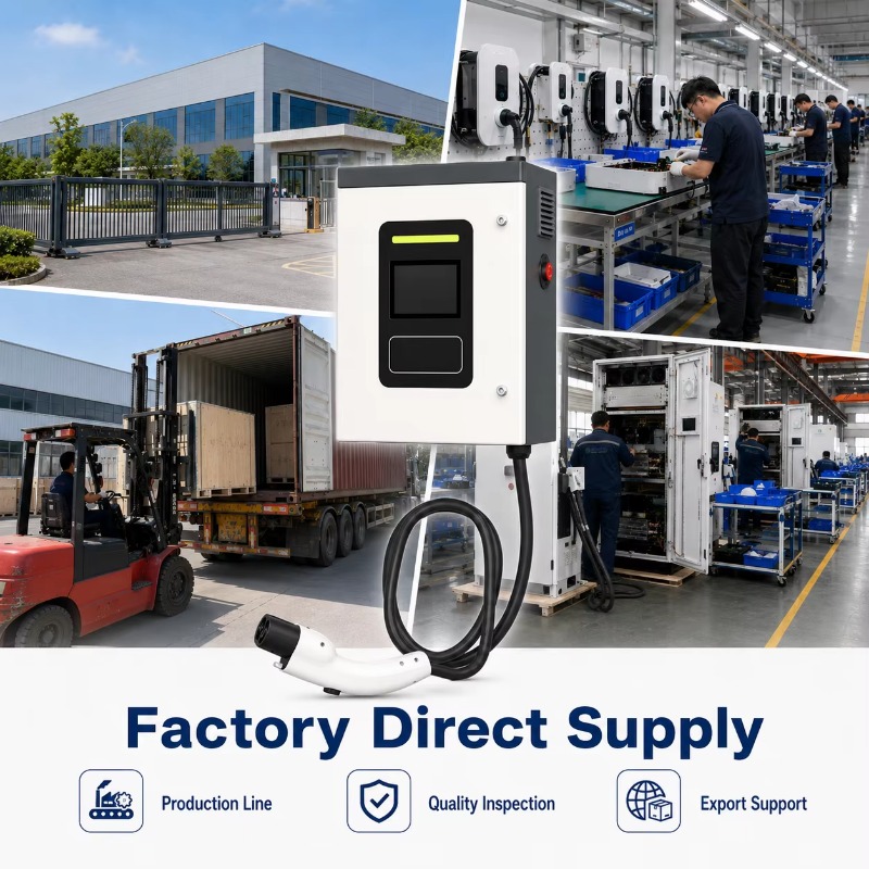 Dc Fast Charger 30Kw Wallbox Commercial - Özelleştirilmiş 30kW CCS2 DC Hızlı EV