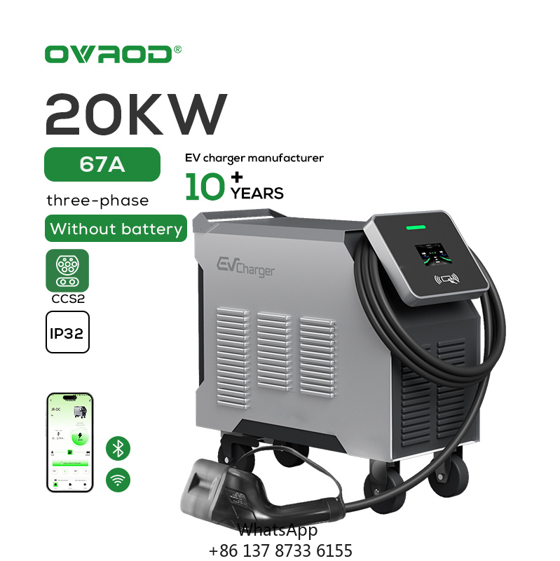Portable Dc Fast Charger 20Kw Ccs2 - Ovrod Yeni Ürün Taşınabilir Hareketli Ccs2