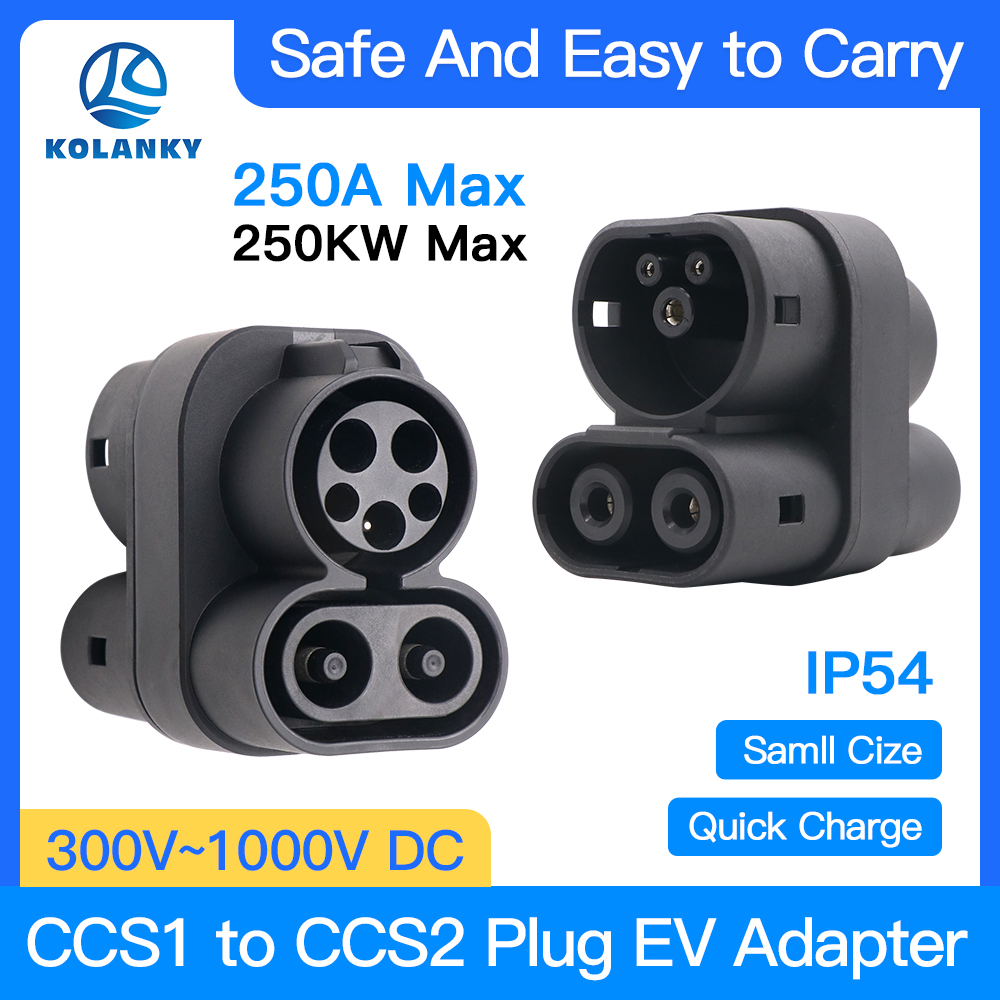 Ccs2 To Ccs1 Fast Charge Adapter 250Kw - CCS1 - CCS2 EV Şarj Adaptörü