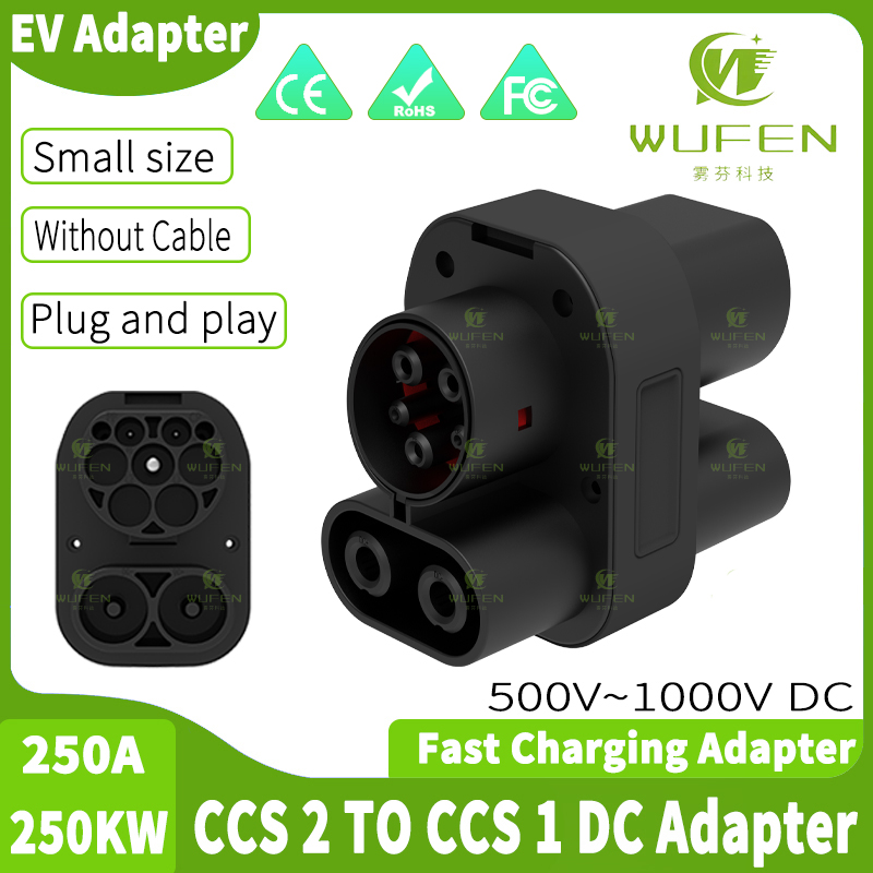 WUFEN AC & DC CCS2 CCS1 DC EV  - Ccs2 To Ccs1 Fast Charge Adapter 250Kw incelemesi ve fiyatı