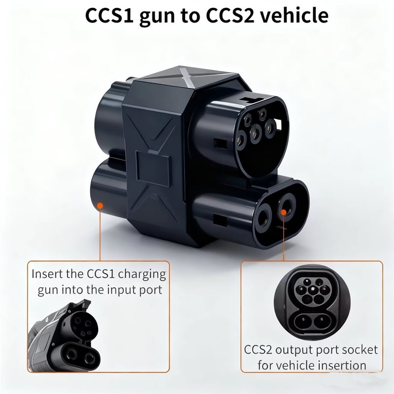 CCS1'den CCS2'ye Hızlı Şarj Ad - Ccs2 To Ccs1 Fast Charge Adapter 250Kw incelemesi ve fiyatı