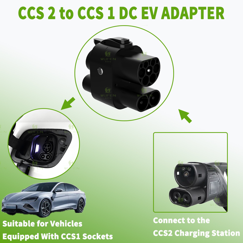 WUFEN CCS2 CCS1 250A Adaptör C - Ccs2 To Ccs1 Fast Charge Adapter 250Kw incelemesi ve fiyatı