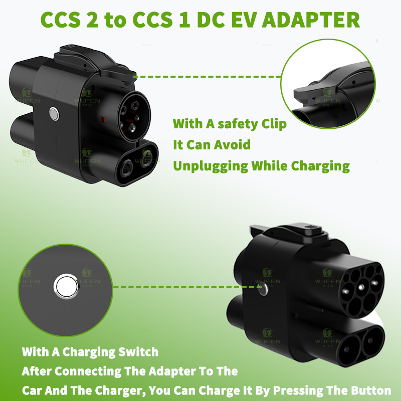 WUFEN CCS2 CCS1 250A Adaptör C - Ccs2 To Ccs1 Fast Charge Adapter 250Kw incelemesi ve fiyatı