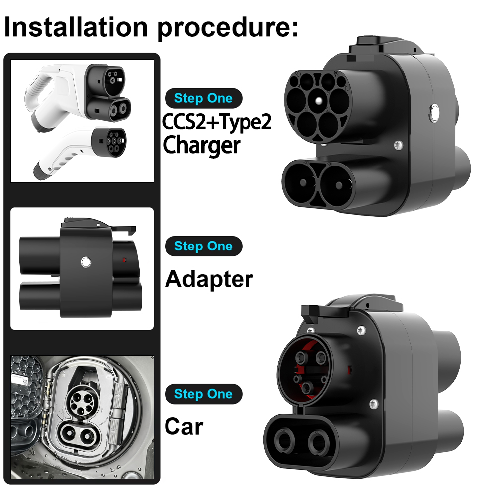 UNIRISE 250kW+7.2kW DC+AC CCS2 - Ccs2 To Ccs1 Fast Charge Adapter 250Kw incelemesi ve fiyatı