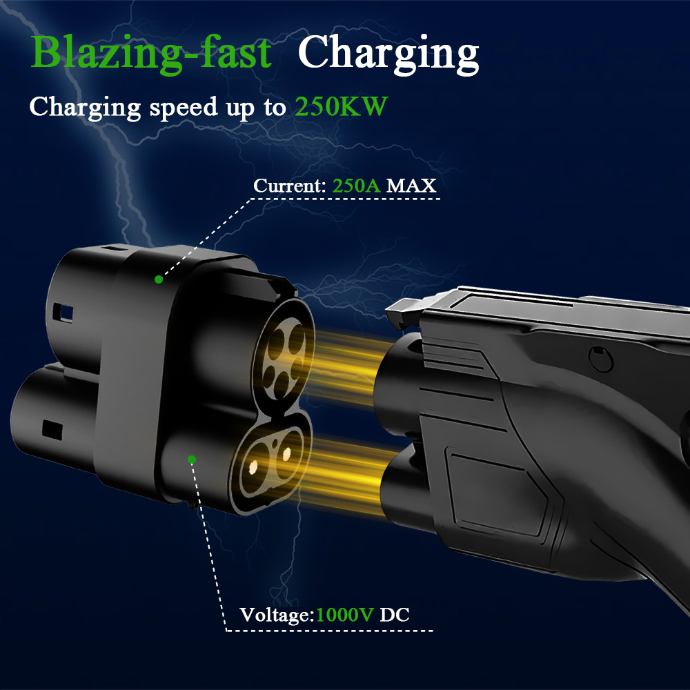 Kolanky CCS1 - CCS2 EV DC 1000 - Ccs2 To Ccs1 Fast Charge Adapter 250Kw incelemesi ve fiyatı