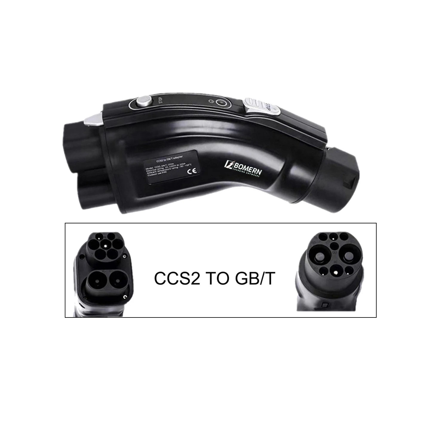 Yeni 200A Elektrikli Araç CCS2 - Gb/T To Ccs2 200A Fast Charging Adapter incelemesi ve fiyatı