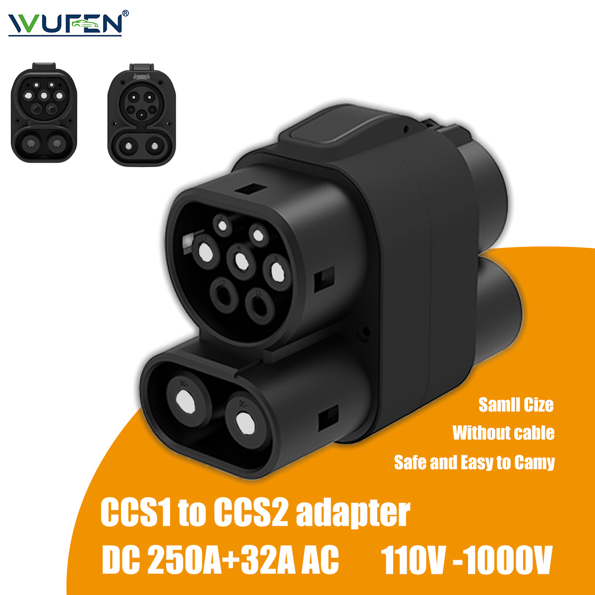 WUFEN 250A+32A CCS1 Şarj Cihaz - Ccs2 To Ccs1 Fast Charge Adapter 250Kw incelemesi ve fiyatı