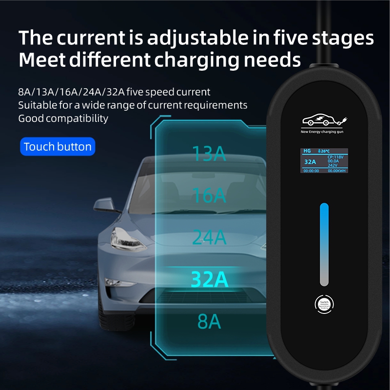 ROMADA 7KW 32A EV taşınabilir  - Portable Ev Charger 32A Type 2 Cee Plug incelemesi ve fiyatı