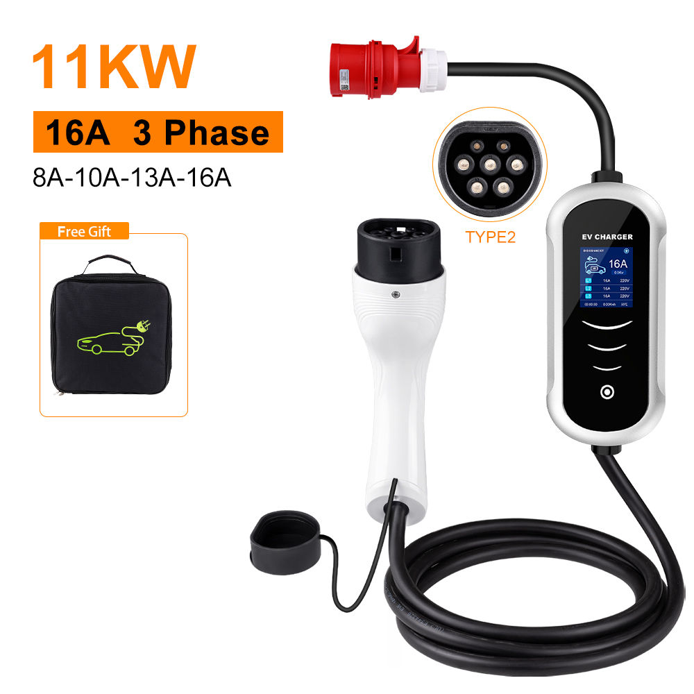 IPENGEN tipi 2 taşınabilir ele - Portable Ev Charger 32A Type 2 Cee Plug incelemesi ve fiyatı