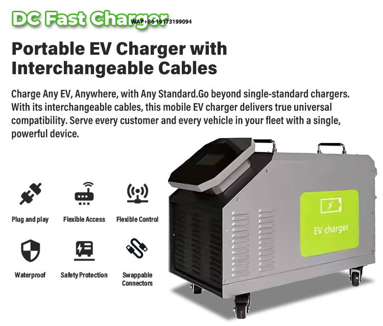 Evde Kullanım İçin Mobil DC EV - Portable Dc Fast Charger 20Kw Ccs2 incelemesi ve fiyatı