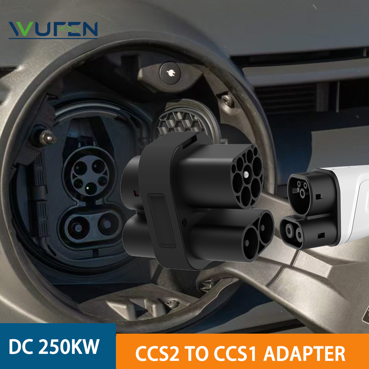 WUFEN 250KW CCS2 - CCS1 Adaptö - Ccs2 To Ccs1 Fast Charge Adapter 250Kw incelemesi ve fiyatı
