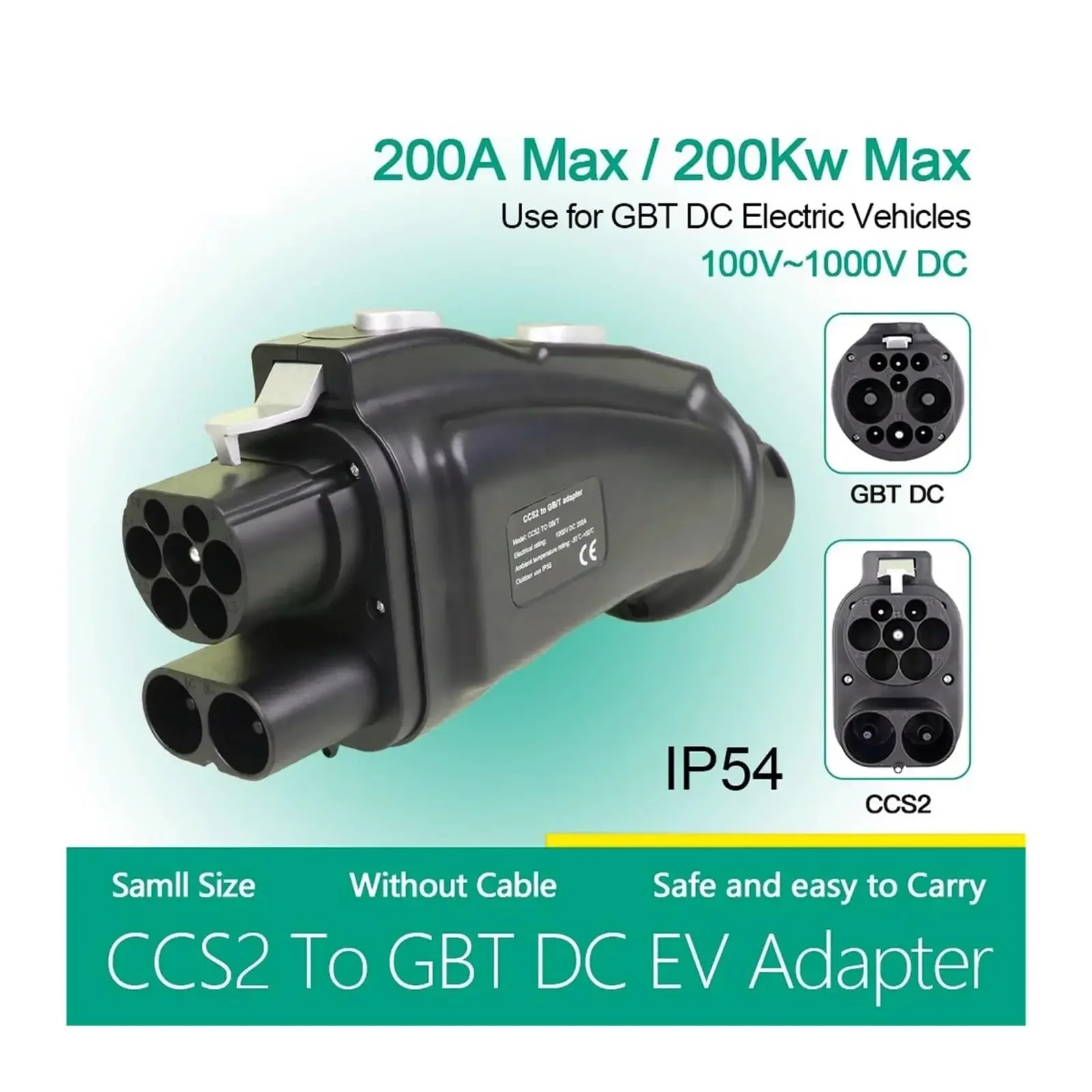 CCS Combo 2 - GB/T EV Adaptör  - Gb/T To Ccs2 200A Fast Charging Adapter incelemesi ve fiyatı
