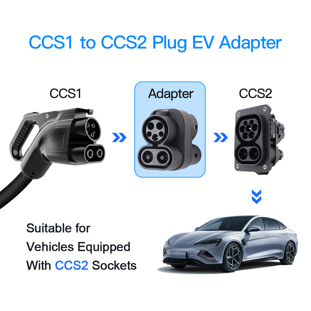 CCS1 - CCS2 EV Şarj Adaptörü 2 - Ccs2 To Ccs1 Fast Charge Adapter 250Kw incelemesi ve fiyatı